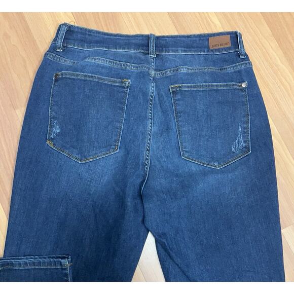 Judy Blue Relaxed Fit Women Size 14W Stretch High Rise Tummy Control Denim Jeans - Picture 3 of 14